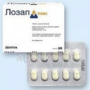 ЛОЗАП ПЛЮС 0,05+0,0125 таблетки N30