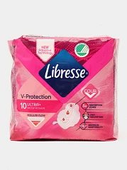 Прокладки Libresse Ultra Normal, с мягкой поверхностью, 10 шт