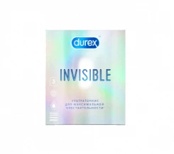 Презервативы Durex Invisible №3 (ультратонкие):uz:Prezervativlar Durex Invisible №3 (ultra yupqa)