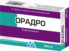 ORADRO tabletkalari 500mg N14