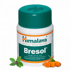 Препарат Бресол (Bresol Himalaya Herbals), для здоровья дыхательной системы:uz:Bresol Himolaya o'simliklari, nafas olish salomatligi uchun