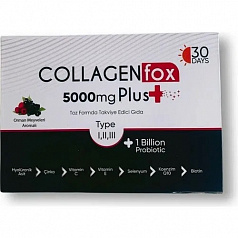 Коллаген фокс плюс с витаминами 5000 мг:uz:Kollagen tulki plyus vitaminlar bilan 5000 mg