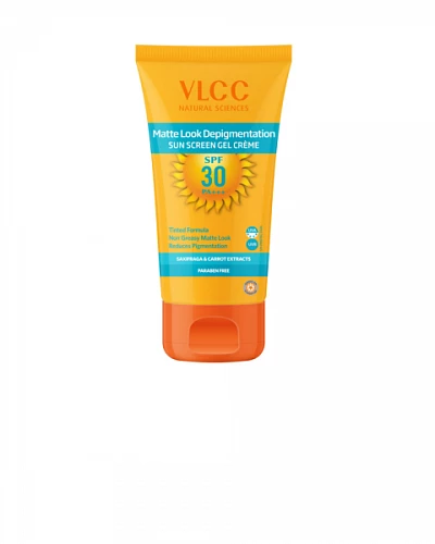Солнцезащитный антипигментный крем-гель spf 30 (50gm)vlcc f0432 VLCC (Индия):uz:Quyoshdan himoyalovchi pigmentga qarshi krem-gel spf 30 (50gm) vlcc f0432 VLCC (Hindiston)