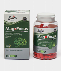 Магний треонат Mag Focus, Swiss Bork, 90 капсул:uz:Magniy treonat Mag Focus, Shveytsariya Bork, 90 kapsula