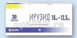 ИРУЗИД 0,01+0,0125 таблетки N30