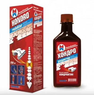 Бальзам Хондро Редактор для суставов и позвоночника