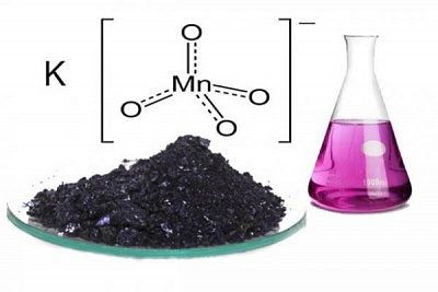 Калий марганцевокислый:uz:Kaliy permanganat